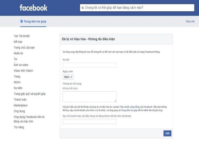 Cách xác minh tài khoản facebook