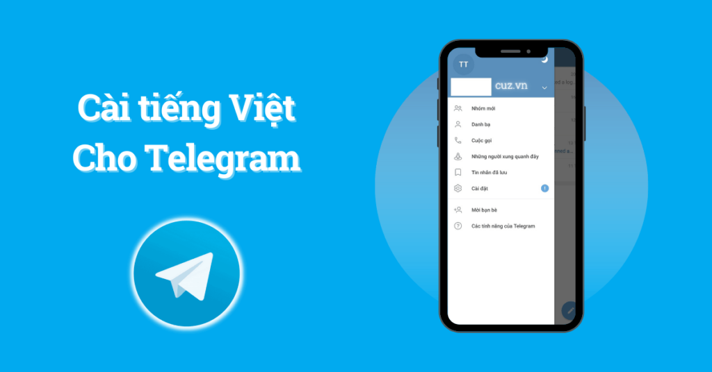 Cách cài tiếng Việt cho telegram